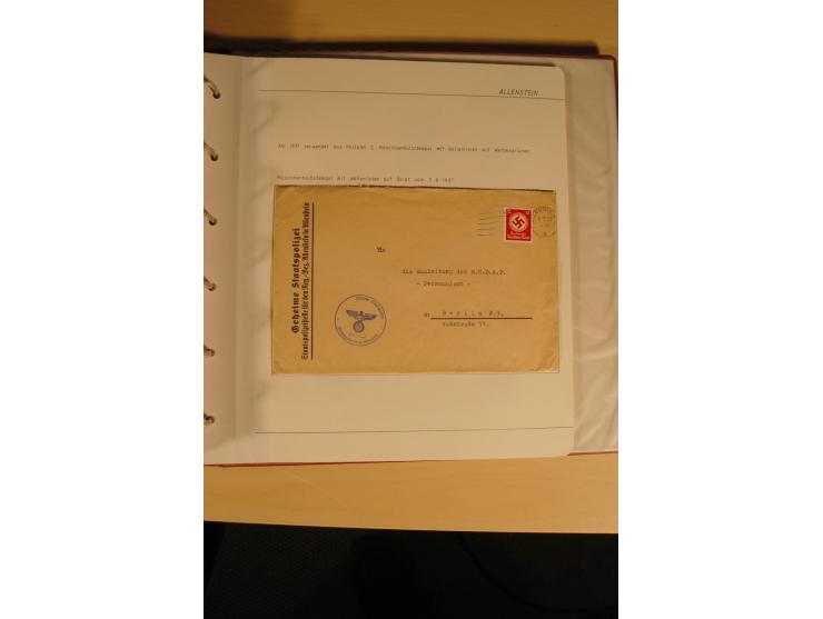 1807/1970, enorm umfangreiche und mit viel Sachkenntnis aufgebaute Sammlung mit ca. 1100 Briefen und Karten, ab Vorphilatelie