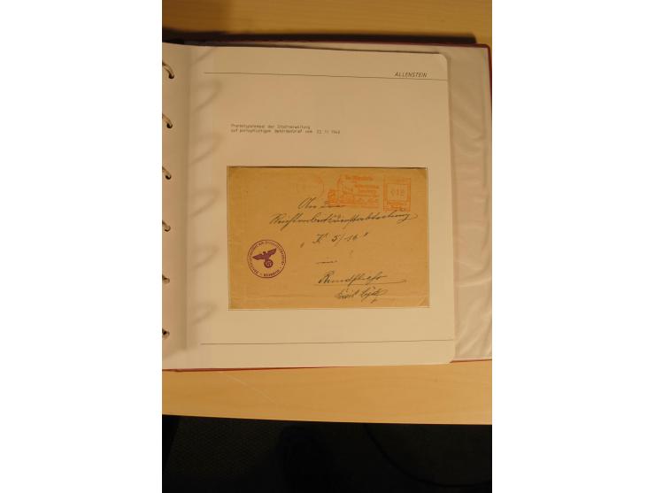 1807/1970, enorm umfangreiche und mit viel Sachkenntnis aufgebaute Sammlung mit ca. 1100 Briefen und Karten, ab Vorphilatelie