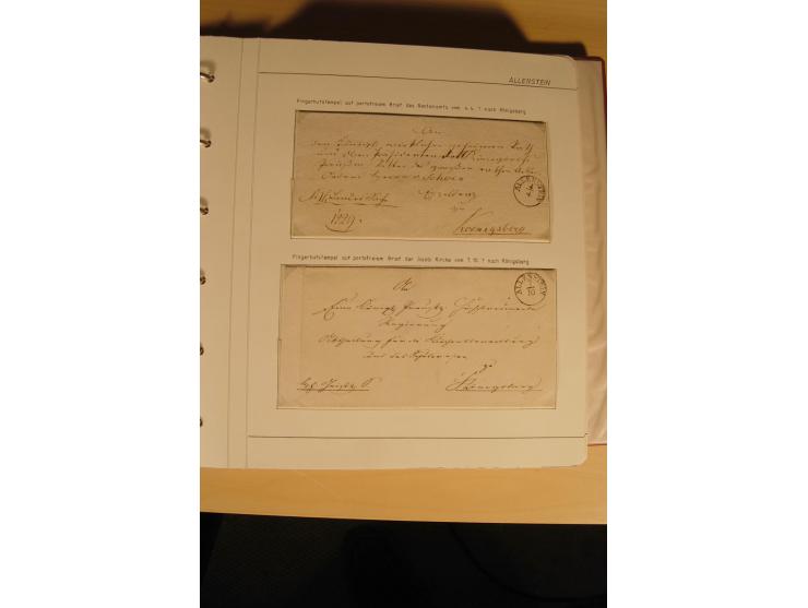 1807/1970, enorm umfangreiche und mit viel Sachkenntnis aufgebaute Sammlung mit ca. 1100 Briefen und Karten, ab Vorphilatelie