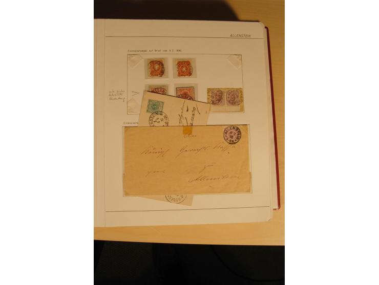 1807/1970, enorm umfangreiche und mit viel Sachkenntnis aufgebaute Sammlung mit ca. 1100 Briefen und Karten, ab Vorphilatelie
