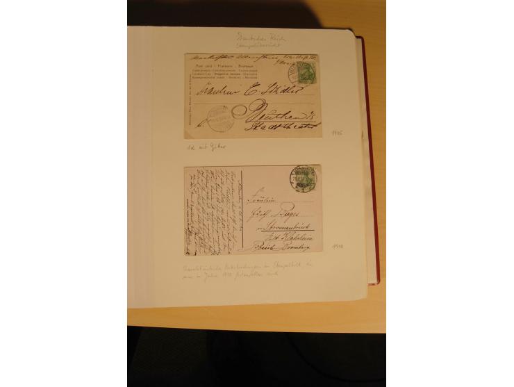 1807/1970, enorm umfangreiche und mit viel Sachkenntnis aufgebaute Sammlung mit ca. 1100 Briefen und Karten, ab Vorphilatelie