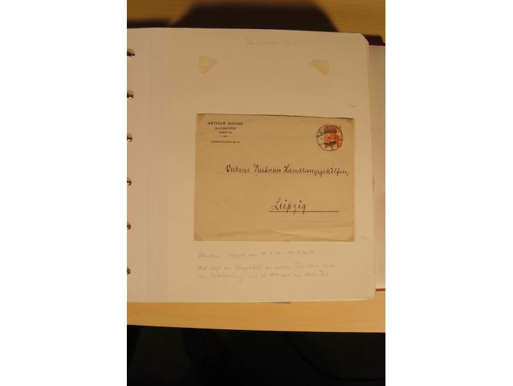 1807/1970, enorm umfangreiche und mit viel Sachkenntnis aufgebaute Sammlung mit ca. 1100 Briefen und Karten, ab Vorphilatelie