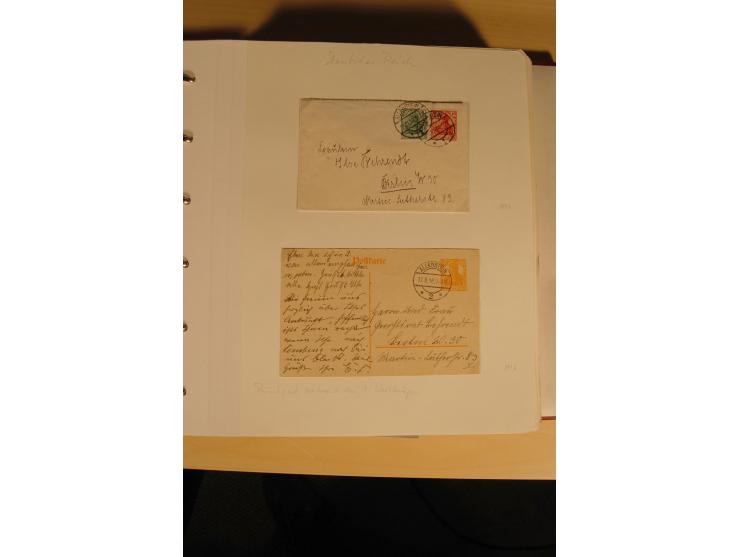 1807/1970, enorm umfangreiche und mit viel Sachkenntnis aufgebaute Sammlung mit ca. 1100 Briefen und Karten, ab Vorphilatelie