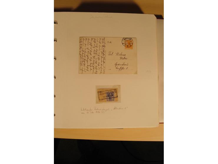 1807/1970, enorm umfangreiche und mit viel Sachkenntnis aufgebaute Sammlung mit ca. 1100 Briefen und Karten, ab Vorphilatelie