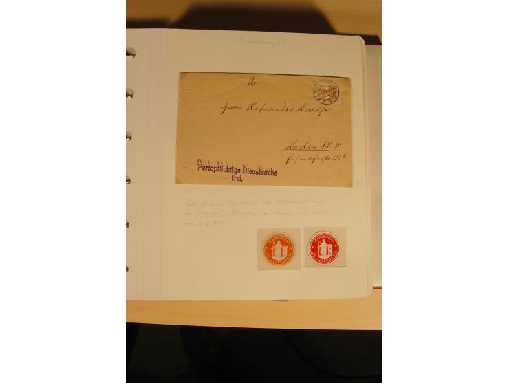1807/1970, enorm umfangreiche und mit viel Sachkenntnis aufgebaute Sammlung mit ca. 1100 Briefen und Karten, ab Vorphilatelie