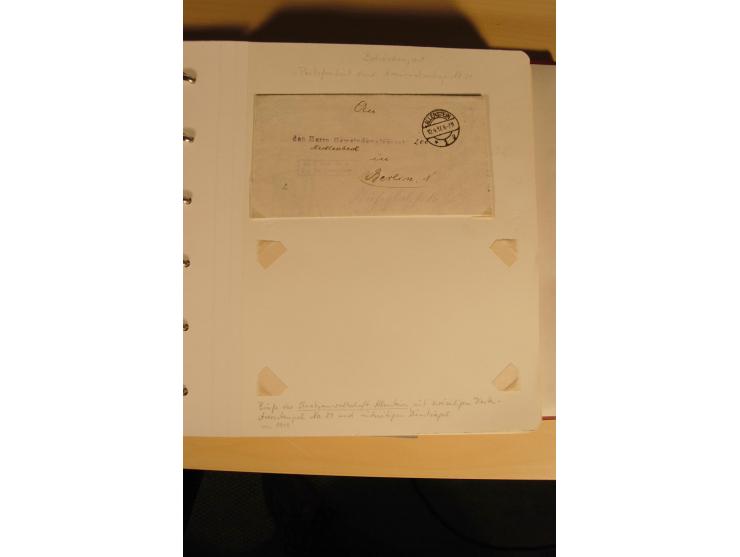1807/1970, enorm umfangreiche und mit viel Sachkenntnis aufgebaute Sammlung mit ca. 1100 Briefen und Karten, ab Vorphilatelie