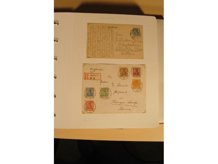 1807/1970, enorm umfangreiche und mit viel Sachkenntnis aufgebaute Sammlung mit ca. 1100 Briefen und Karten, ab Vorphilatelie