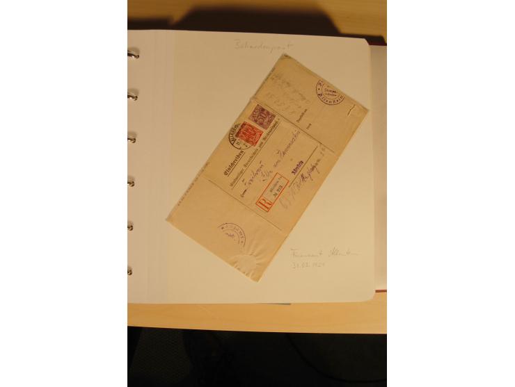 1807/1970, enorm umfangreiche und mit viel Sachkenntnis aufgebaute Sammlung mit ca. 1100 Briefen und Karten, ab Vorphilatelie