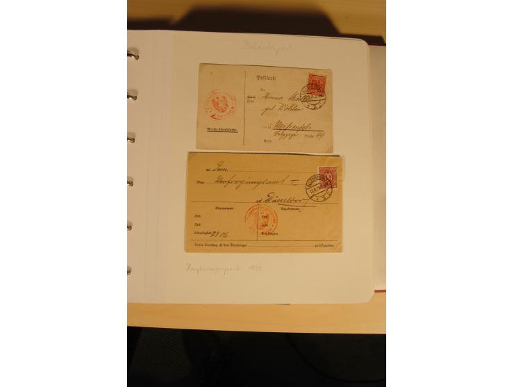 1807/1970, enorm umfangreiche und mit viel Sachkenntnis aufgebaute Sammlung mit ca. 1100 Briefen und Karten, ab Vorphilatelie