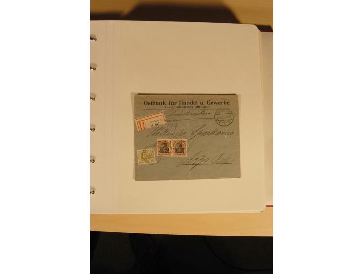 1807/1970, enorm umfangreiche und mit viel Sachkenntnis aufgebaute Sammlung mit ca. 1100 Briefen und Karten, ab Vorphilatelie
