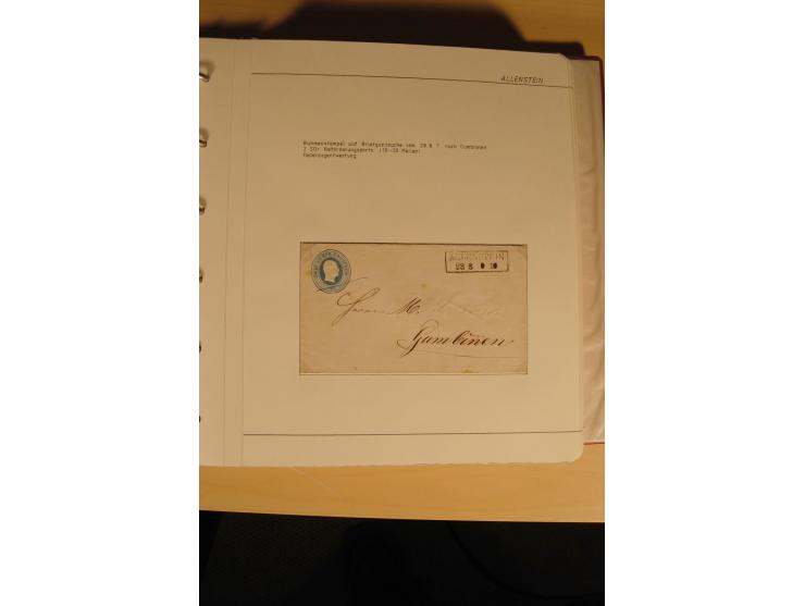 1807/1970, enorm umfangreiche und mit viel Sachkenntnis aufgebaute Sammlung mit ca. 1100 Briefen und Karten, ab Vorphilatelie