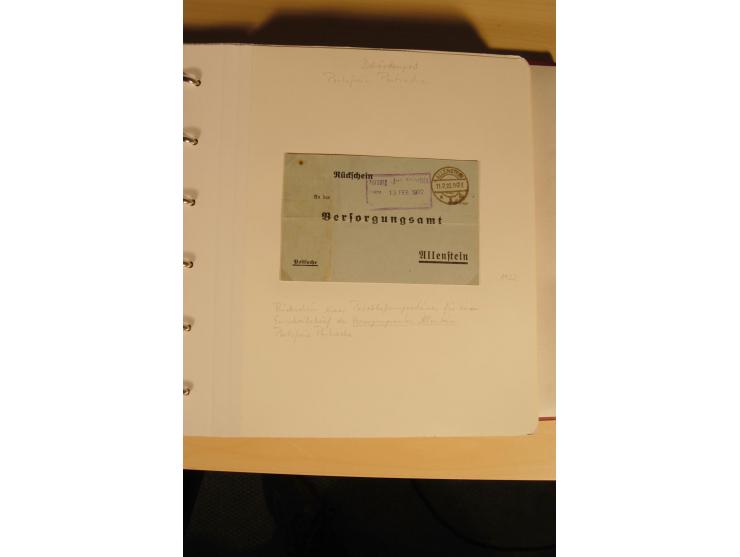 1807/1970, enorm umfangreiche und mit viel Sachkenntnis aufgebaute Sammlung mit ca. 1100 Briefen und Karten, ab Vorphilatelie