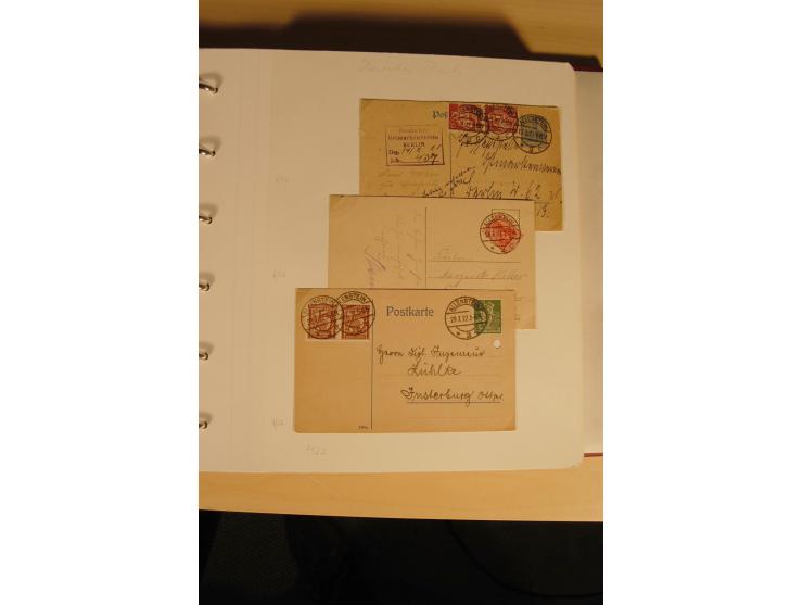 1807/1970, enorm umfangreiche und mit viel Sachkenntnis aufgebaute Sammlung mit ca. 1100 Briefen und Karten, ab Vorphilatelie