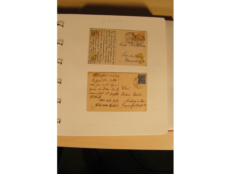 1807/1970, enorm umfangreiche und mit viel Sachkenntnis aufgebaute Sammlung mit ca. 1100 Briefen und Karten, ab Vorphilatelie