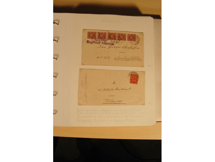 1807/1970, enorm umfangreiche und mit viel Sachkenntnis aufgebaute Sammlung mit ca. 1100 Briefen und Karten, ab Vorphilatelie