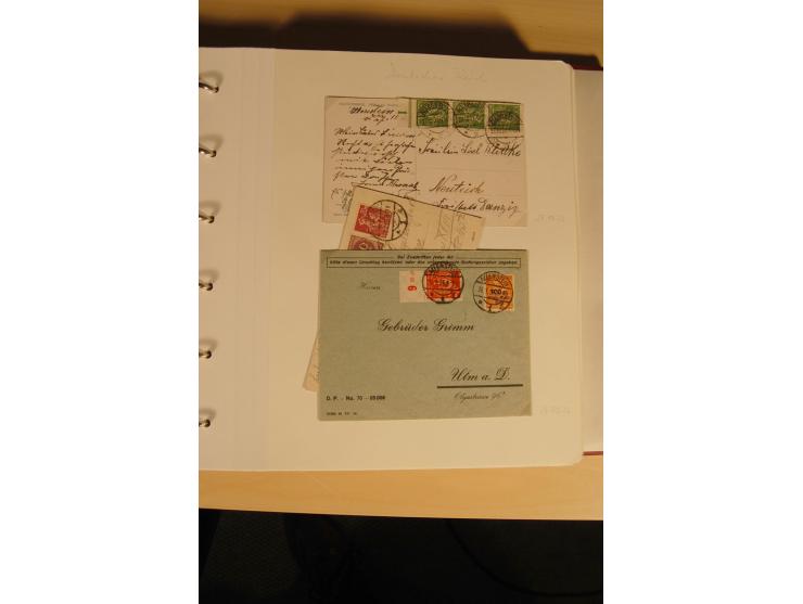 1807/1970, enorm umfangreiche und mit viel Sachkenntnis aufgebaute Sammlung mit ca. 1100 Briefen und Karten, ab Vorphilatelie