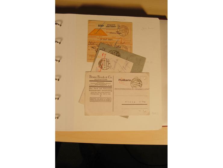 1807/1970, enorm umfangreiche und mit viel Sachkenntnis aufgebaute Sammlung mit ca. 1100 Briefen und Karten, ab Vorphilatelie
