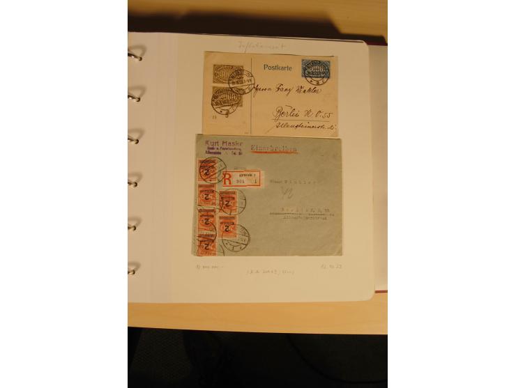 1807/1970, enorm umfangreiche und mit viel Sachkenntnis aufgebaute Sammlung mit ca. 1100 Briefen und Karten, ab Vorphilatelie
