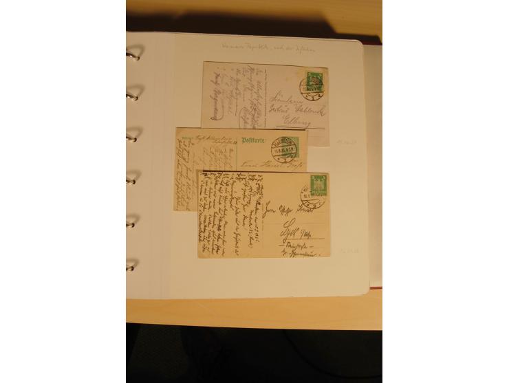 1807/1970, enorm umfangreiche und mit viel Sachkenntnis aufgebaute Sammlung mit ca. 1100 Briefen und Karten, ab Vorphilatelie