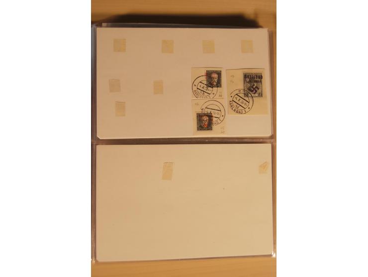 1935, fast ausschließlich gestempelte Sammlung von überwiegend Karlsbad und Reichenberg-Mafferdorf mit etlichen Briefen/Karte