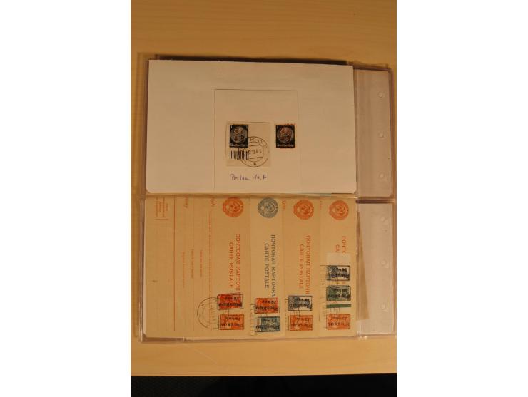 1939/45, interessante Zusammenstellung aus altem Sammlungsbestand mit vielen kompletten und besseren Ausgaben, Schwerpunkt be