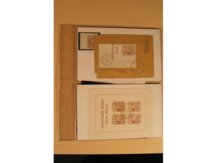 1939/45, interessante Zusammenstellung aus altem Sammlungsbestand mit vielen kompletten und besseren Ausgaben, Schwerpunkt be