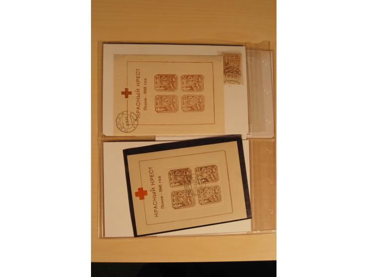 1939/45, interessante Zusammenstellung aus altem Sammlungsbestand mit vielen kompletten und besseren Ausgaben, Schwerpunkt be