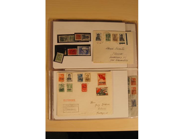1939/45, interessante Zusammenstellung aus altem Sammlungsbestand mit vielen kompletten und besseren Ausgaben, Schwerpunkt be
