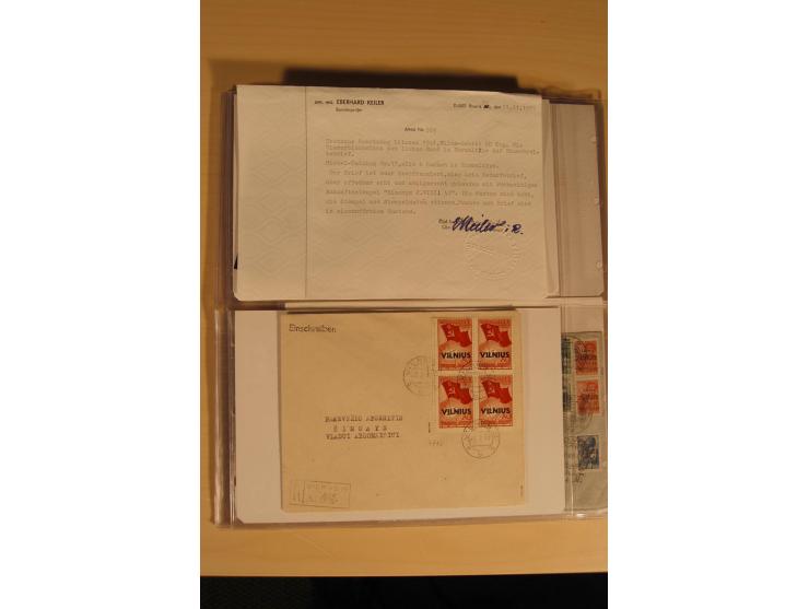 1939/45, interessante Zusammenstellung aus altem Sammlungsbestand mit vielen kompletten und besseren Ausgaben, Schwerpunkt be