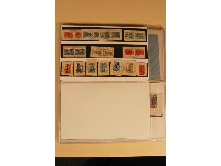 1939/45, interessante Zusammenstellung aus altem Sammlungsbestand mit vielen kompletten und besseren Ausgaben, Schwerpunkt be