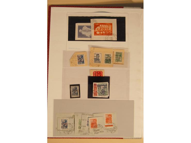 1939/45, Albanien bis Zara, ungebrauchte, postfrische und gestempelte Sammlung mit einigen besseren Werten von u.a. Laibach, 