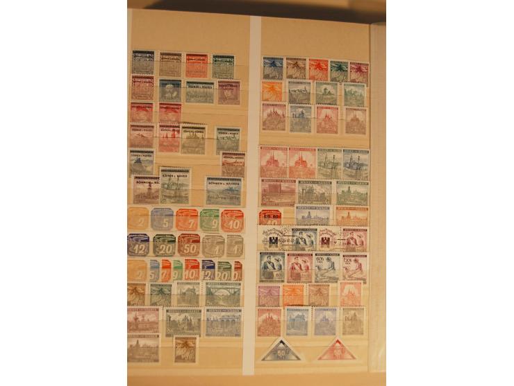 1939/45, Albanien bis Zara, ungebrauchte, postfrische und gestempelte Sammlung mit einigen besseren Werten von u.a. Laibach, 