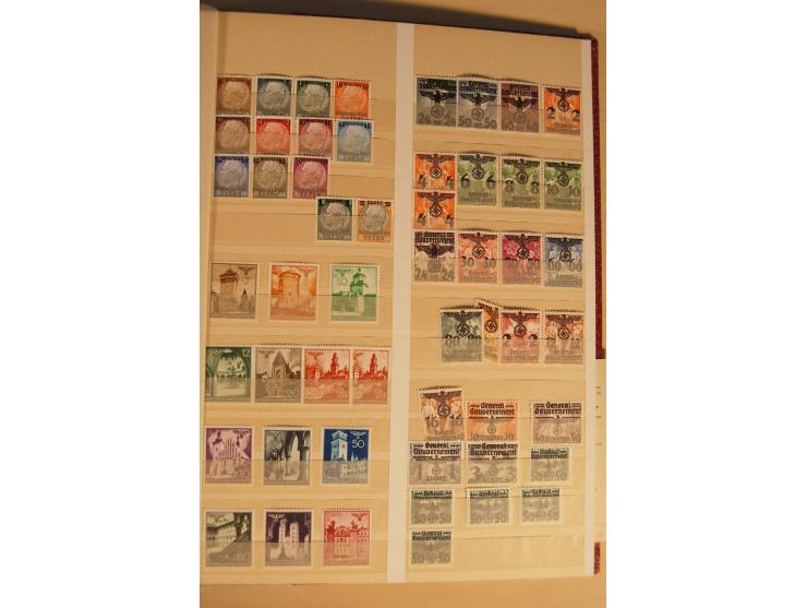 1939/45, Albanien bis Zara, ungebrauchte, postfrische und gestempelte Sammlung mit einigen besseren Werten von u.a. Laibach, 