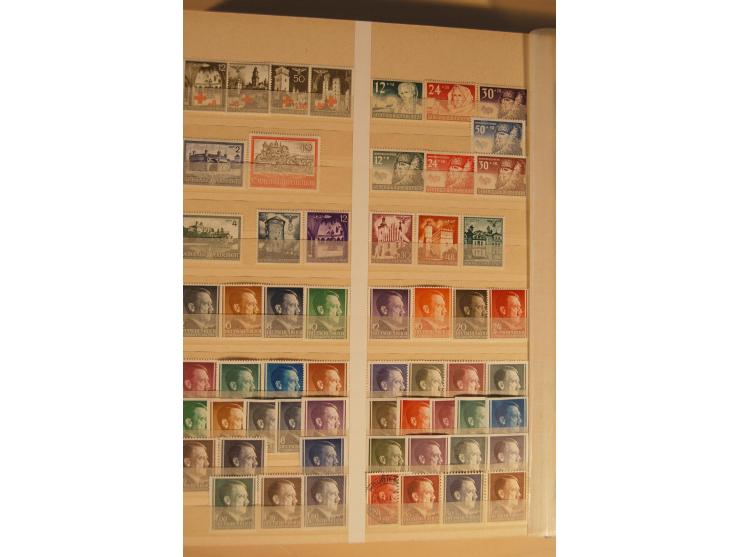 1939/45, Albanien bis Zara, ungebrauchte, postfrische und gestempelte Sammlung mit einigen besseren Werten von u.a. Laibach, 
