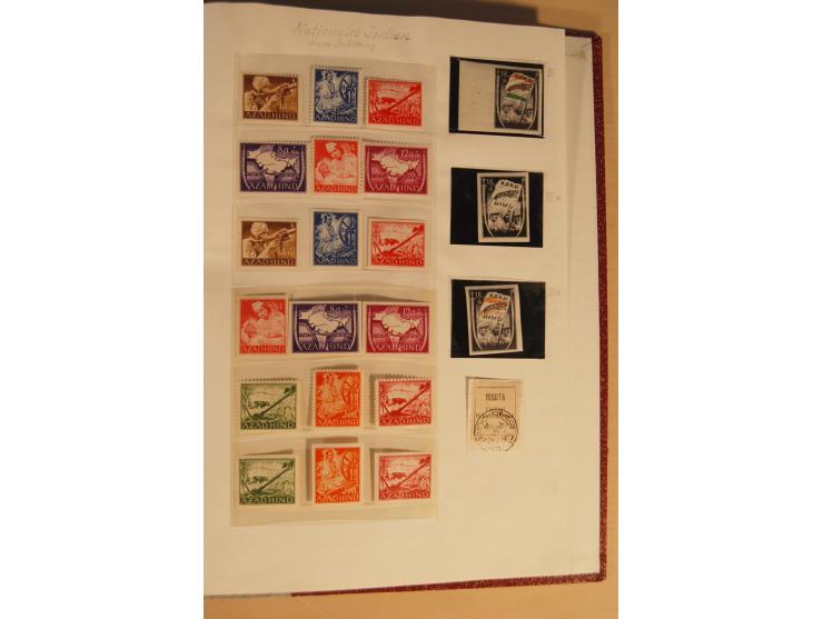 1939/45, Albanien bis Zara, ungebrauchte, postfrische und gestempelte Sammlung mit einigen besseren Werten von u.a. Laibach, 