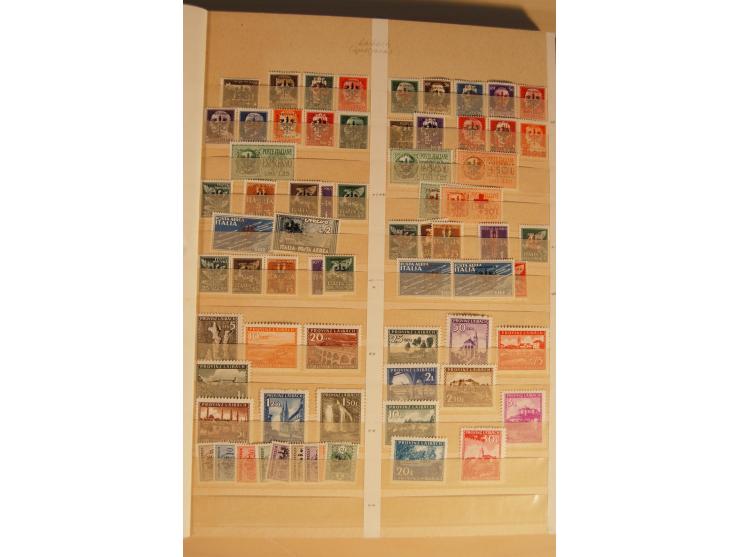 1939/45, Albanien bis Zara, ungebrauchte, postfrische und gestempelte Sammlung mit einigen besseren Werten von u.a. Laibach, 