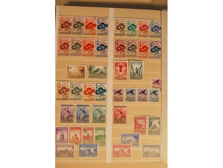 1939/45, Albanien bis Zara, ungebrauchte, postfrische und gestempelte Sammlung mit einigen besseren Werten von u.a. Laibach, 