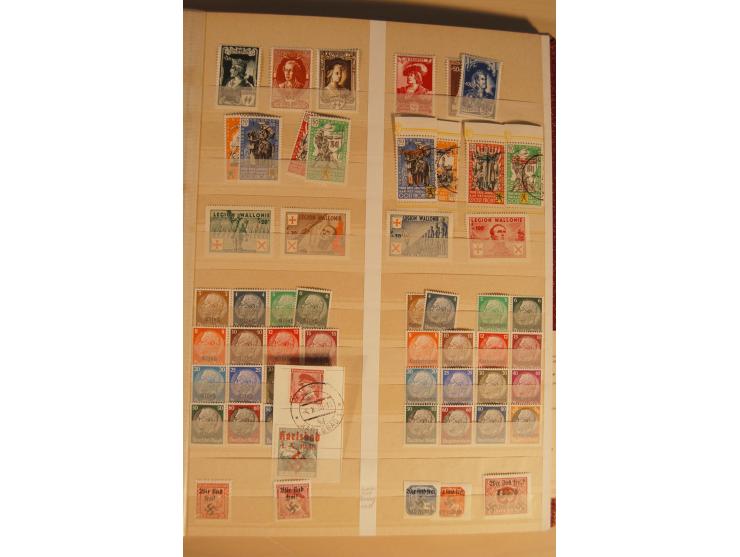 1939/45, Albanien bis Zara, ungebrauchte, postfrische und gestempelte Sammlung mit einigen besseren Werten von u.a. Laibach, 