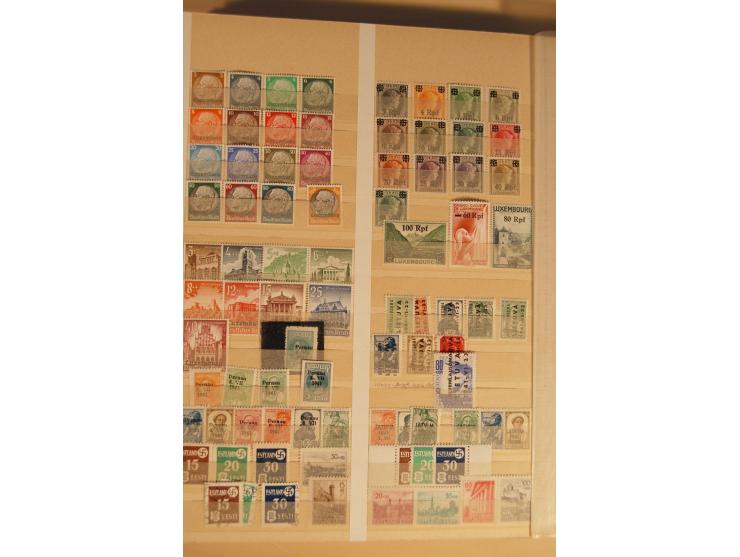 1939/45, Albanien bis Zara, ungebrauchte, postfrische und gestempelte Sammlung mit einigen besseren Werten von u.a. Laibach, 