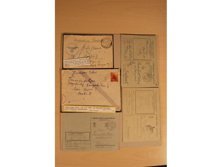 1938/45, Sammlung von etwa 250 nur besseren Belegen, beginnend mit Vorkrieg, Übungsfeldpost, Sudetenkrise, SS-Feldpost, Marin