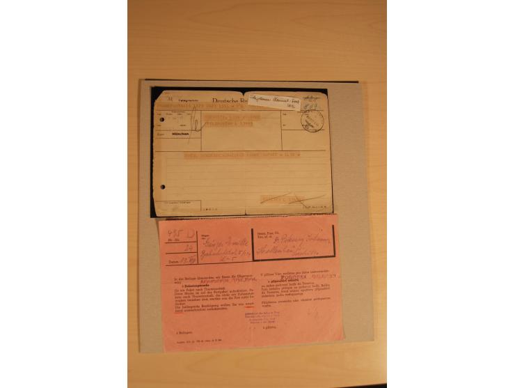 1938/45, Sammlung von etwa 250 nur besseren Belegen, beginnend mit Vorkrieg, Übungsfeldpost, Sudetenkrise, SS-Feldpost, Marin