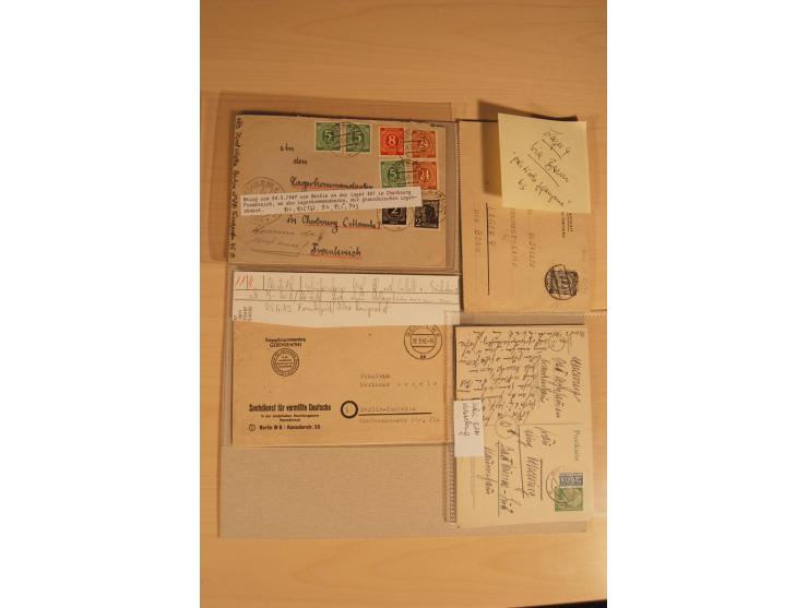 1938/45, Sammlung von etwa 250 nur besseren Belegen, beginnend mit Vorkrieg, Übungsfeldpost, Sudetenkrise, SS-Feldpost, Marin