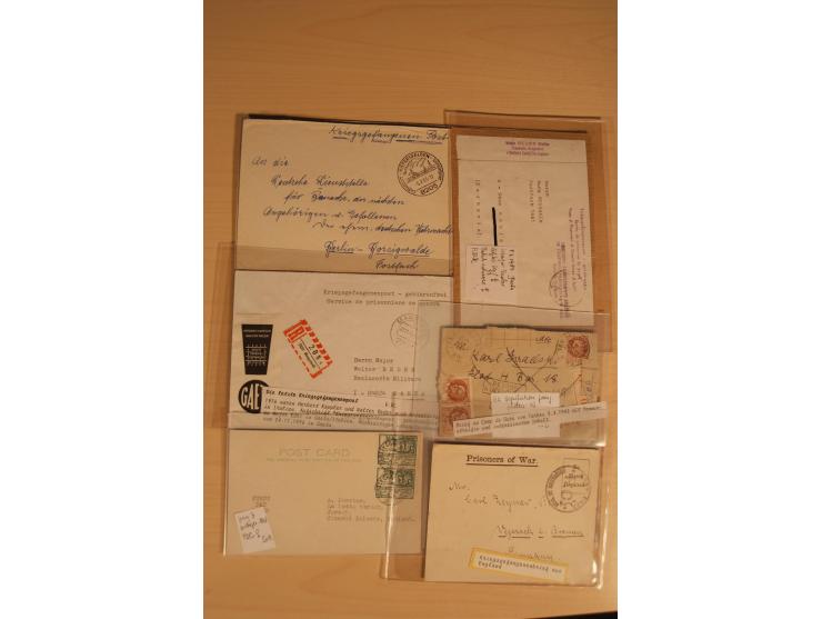 1938/45, Sammlung von etwa 250 nur besseren Belegen, beginnend mit Vorkrieg, Übungsfeldpost, Sudetenkrise, SS-Feldpost, Marin