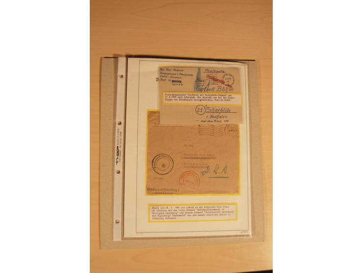 1938/45, Sammlung von etwa 250 nur besseren Belegen, beginnend mit Vorkrieg, Übungsfeldpost, Sudetenkrise, SS-Feldpost, Marin