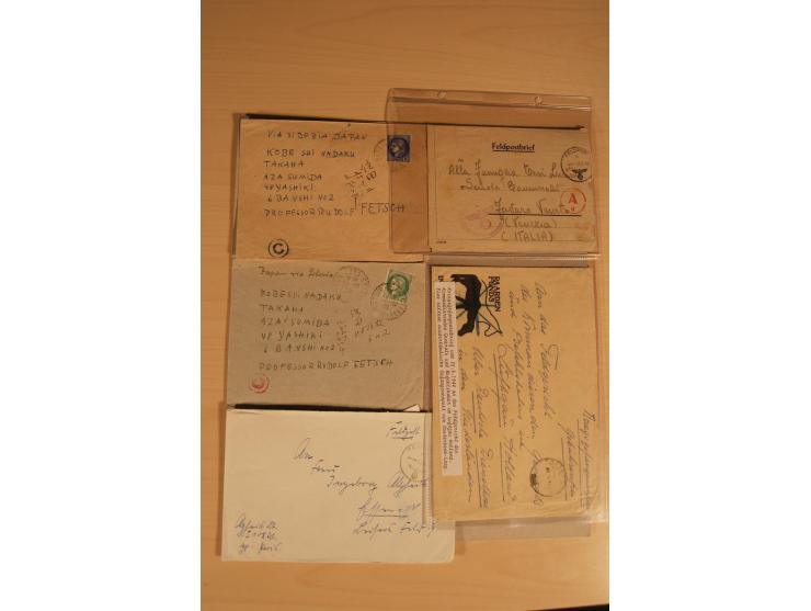 1938/45, Sammlung von etwa 250 nur besseren Belegen, beginnend mit Vorkrieg, Übungsfeldpost, Sudetenkrise, SS-Feldpost, Marin