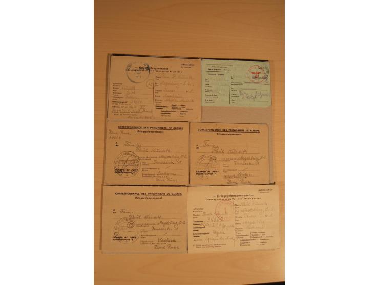 1938/45, Sammlung von etwa 250 nur besseren Belegen, beginnend mit Vorkrieg, Übungsfeldpost, Sudetenkrise, SS-Feldpost, Marin