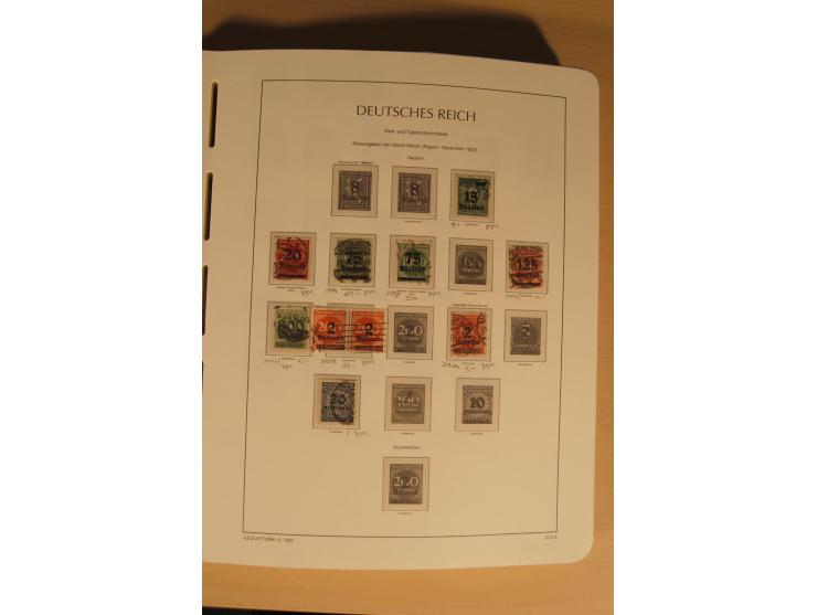 1850/1997, Nachlaß mit Sammlungen Altdeutschland mit u.a. Bayern Mi.-Nr. 1 (repariert), Deutsches Reich mit vielen sign. Wert