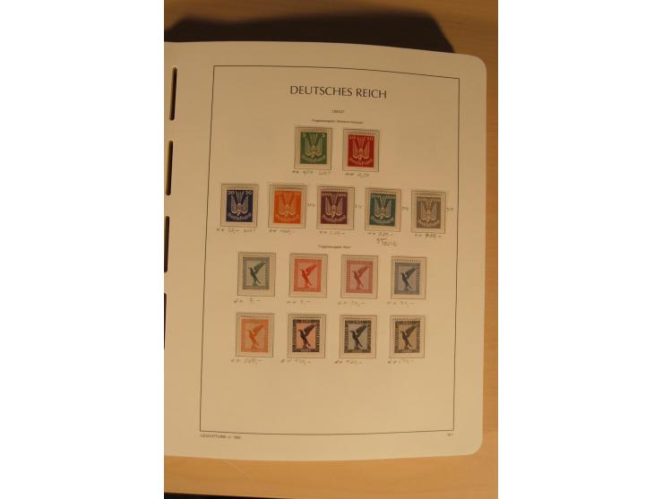 1850/1997, Nachlaß mit Sammlungen Altdeutschland mit u.a. Bayern Mi.-Nr. 1 (repariert), Deutsches Reich mit vielen sign. Wert
