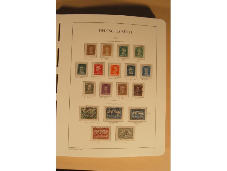 1850/1997, Nachlaß mit Sammlungen Altdeutschland mit u.a. Bayern Mi.-Nr. 1 (repariert), Deutsches Reich mit vielen sign. Wert