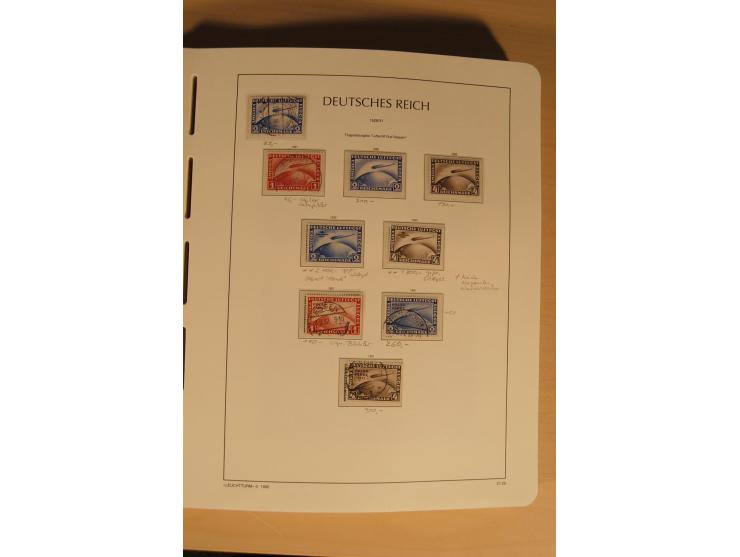 1850/1997, Nachlaß mit Sammlungen Altdeutschland mit u.a. Bayern Mi.-Nr. 1 (repariert), Deutsches Reich mit vielen sign. Wert